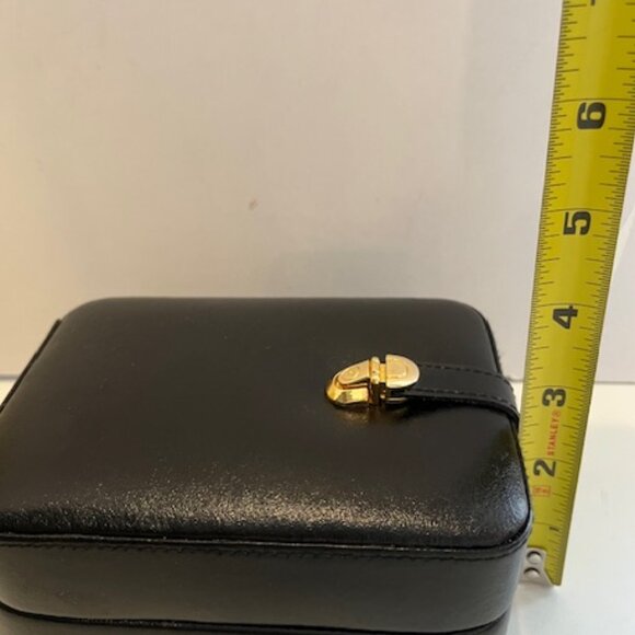 Wolf Designs Duo Compact Vintage Leather Travel Jewelry Case + small Inner Case - Picture 13 of 16